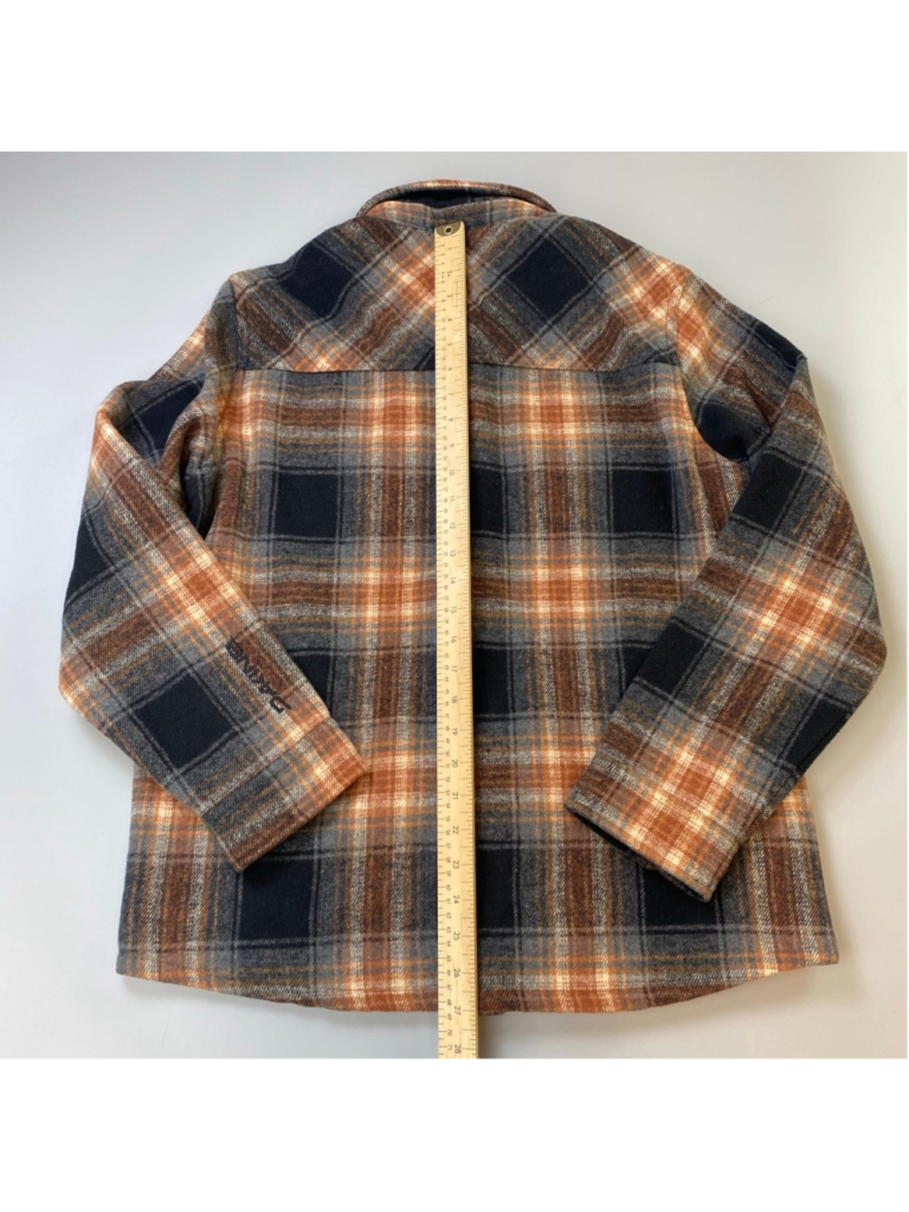 DAKINE Shirt Jacket Mens Small Plaid Flannel Utility Gorpcore Skater Grunge Mint - Picture 10 of 11